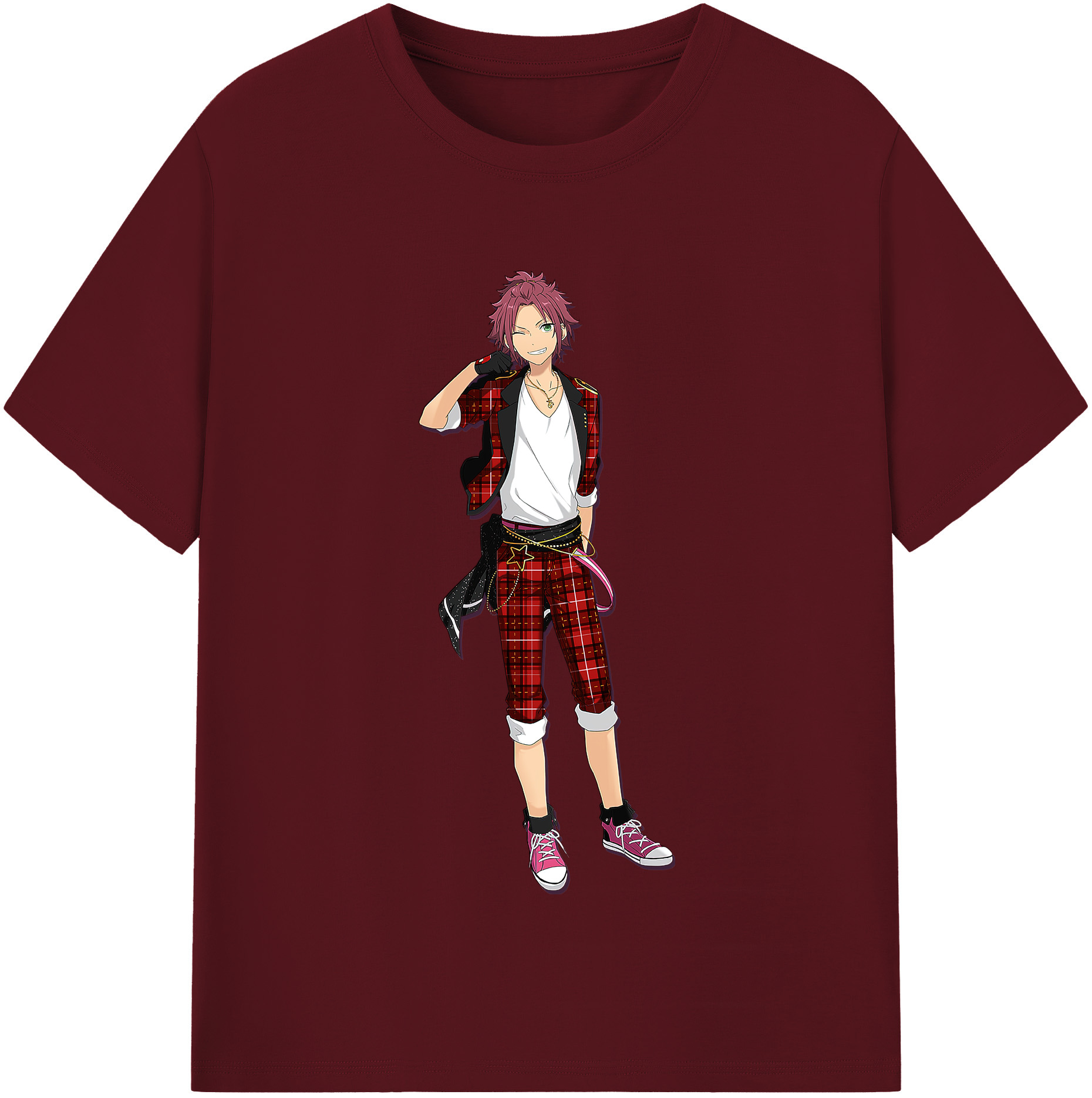 （画像用） あんさんぶるスターズ! Ensemble Stars 綿100％半袖Tシャツ（フロントプリント）